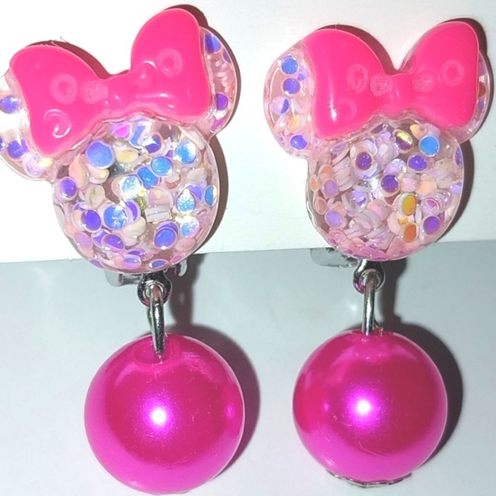 Beautiful fashion clip-on kids earrings